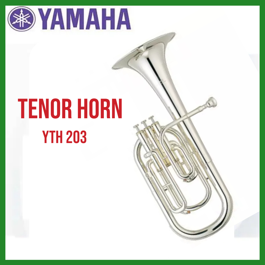 Yamaha YAH203 Eb Tenor Horn With Case & Mouthpiece